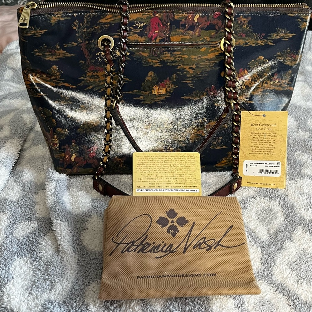Patricia Nash Kent Countryside Belle Tote Bag
